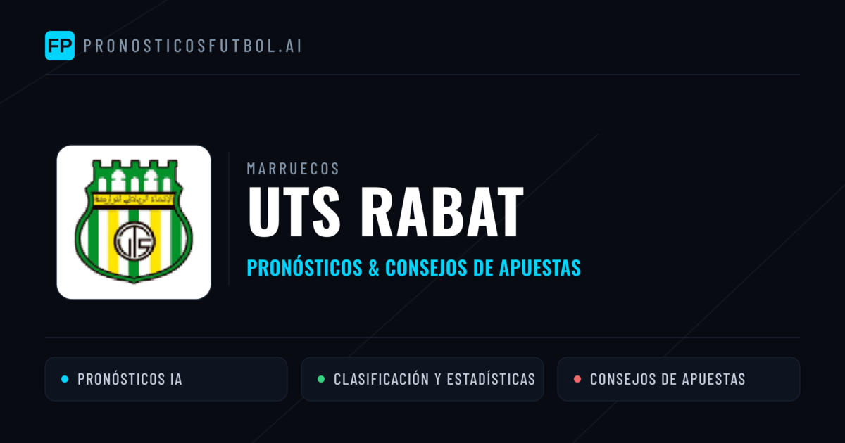 UTS Rabat Pronósticos y estadísticas