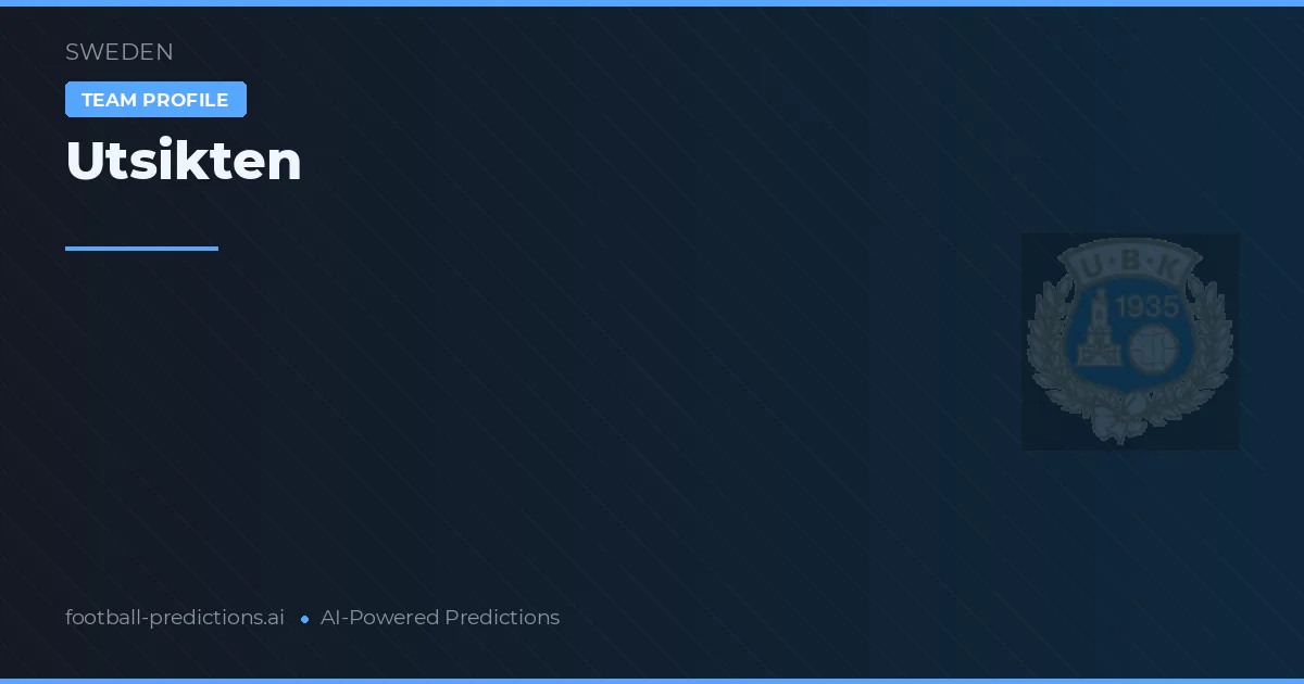 Utsikten Pronósticos y estadísticas
