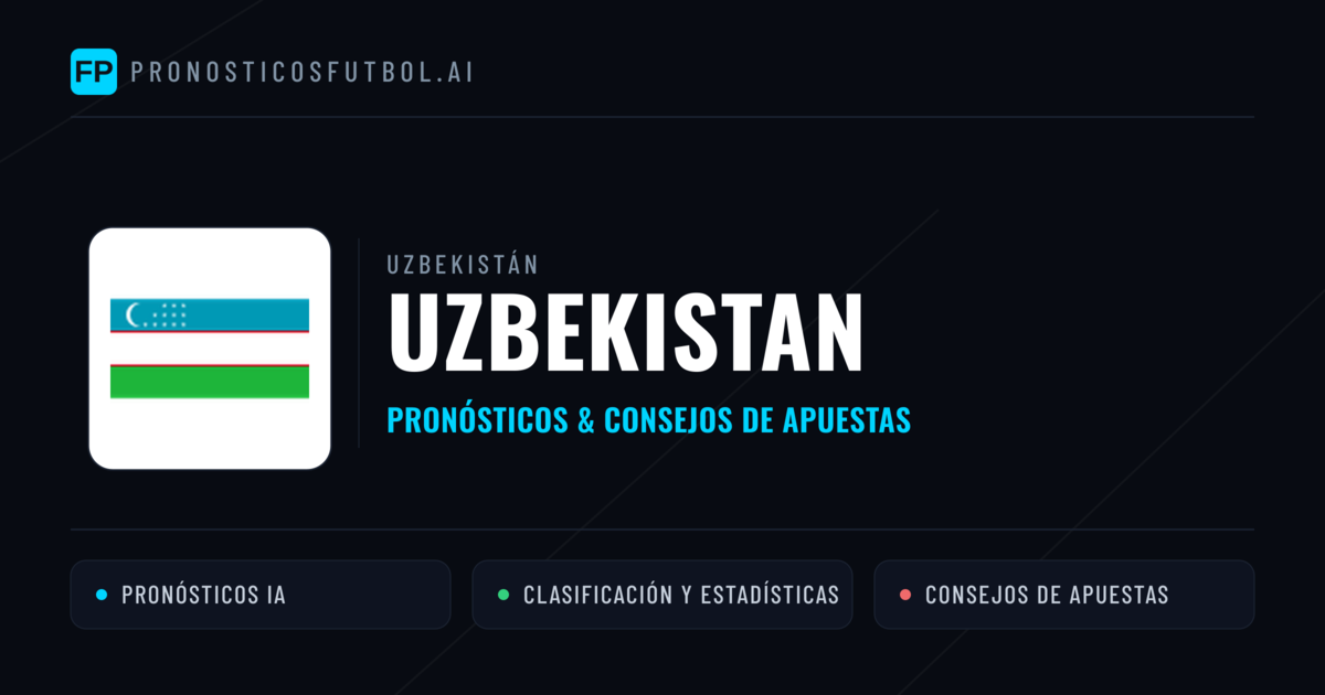Uzbekistan Pronósticos y estadísticas