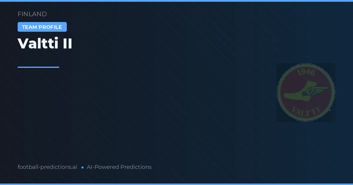 Valtti II Pronósticos y estadísticas