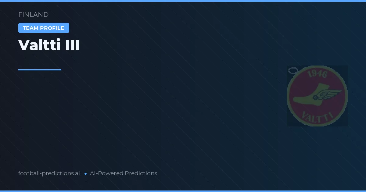 Valtti III Pronósticos y estadísticas