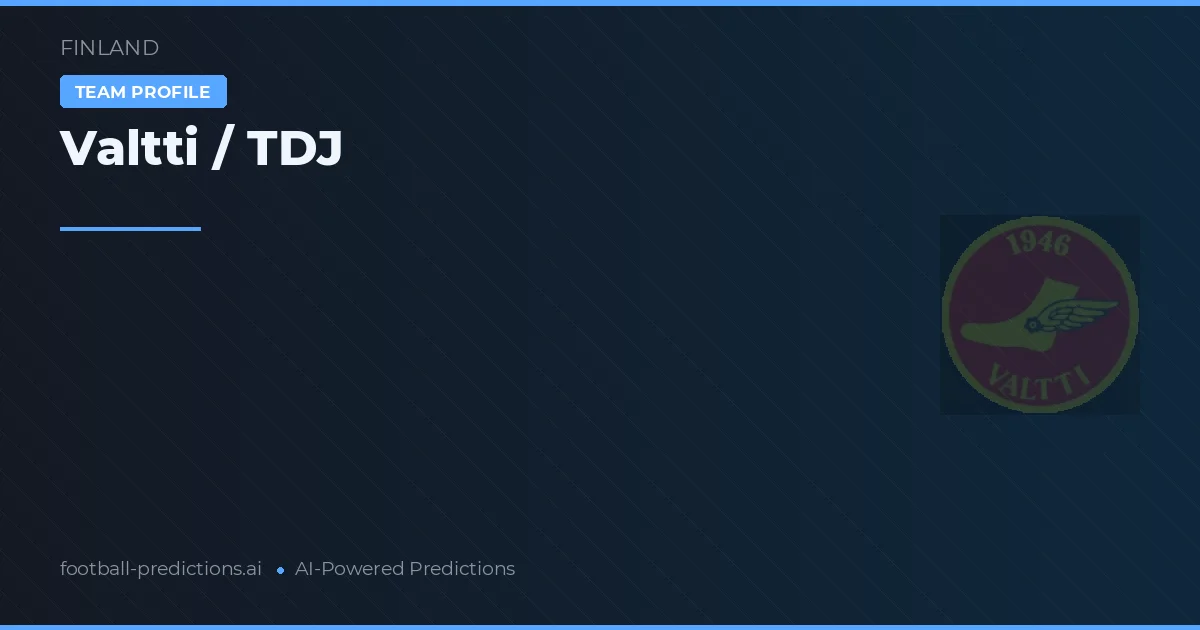 Valtti / TDJ Pronósticos y estadísticas