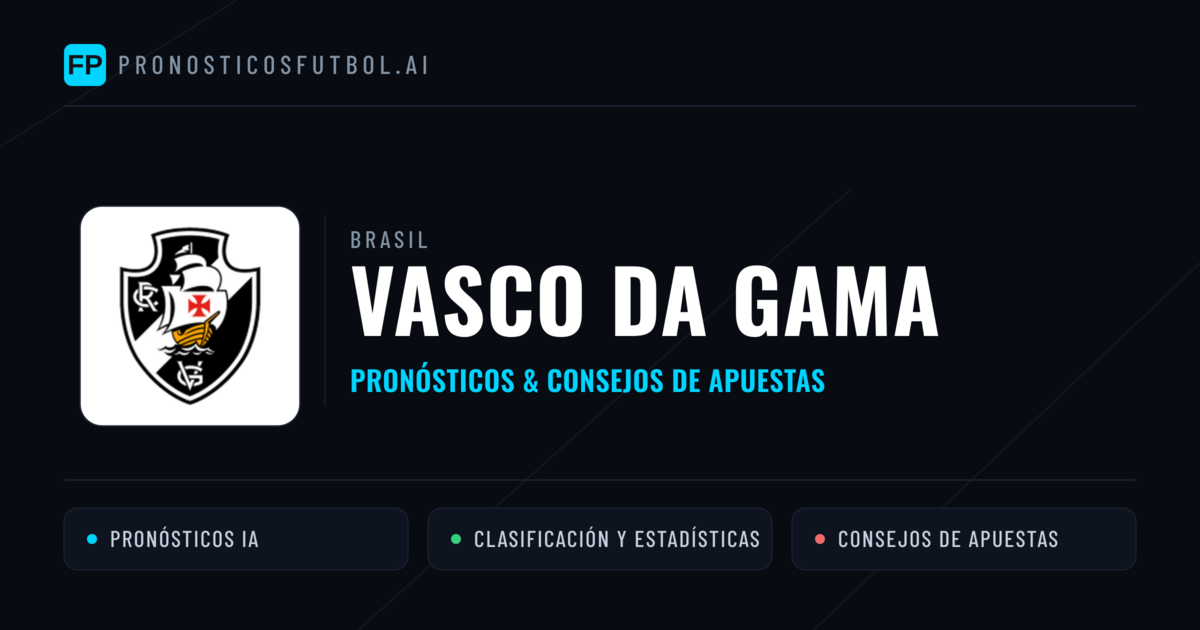 Vasco da Gama Pronósticos y estadísticas