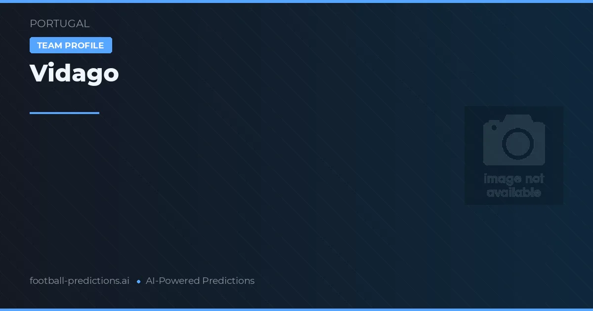 Vidago Pronósticos y estadísticas