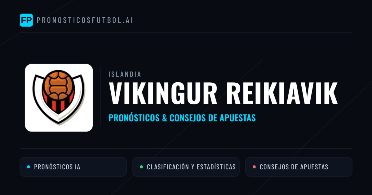 Vikingur Reikiavik Pronósticos y estadísticas