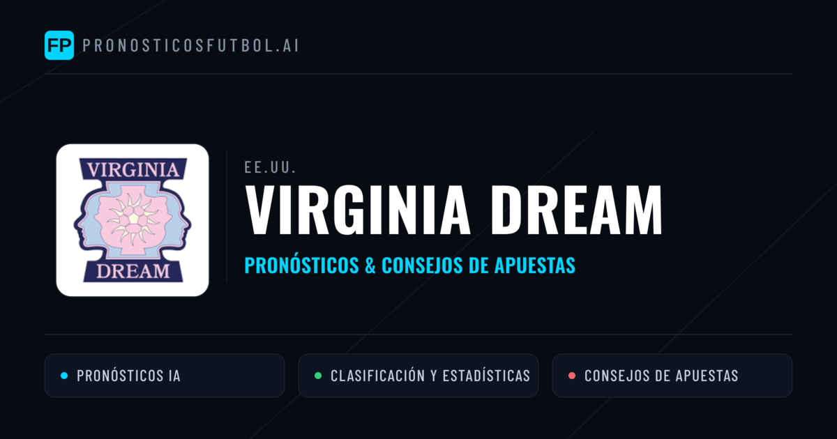 Virginia Dream Pronósticos y estadísticas