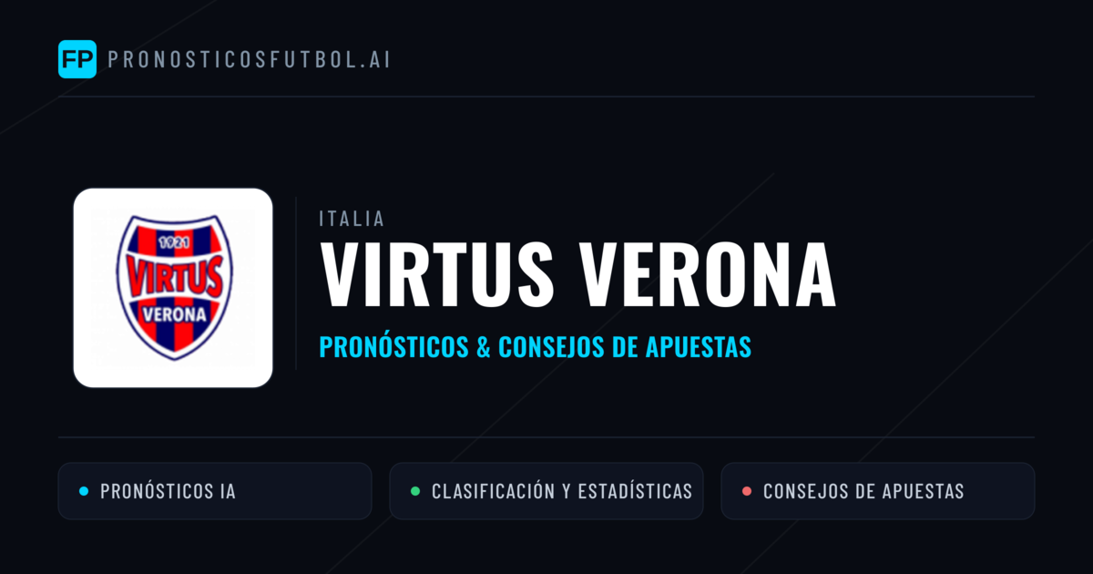 Virtus Verona Pronósticos y estadísticas