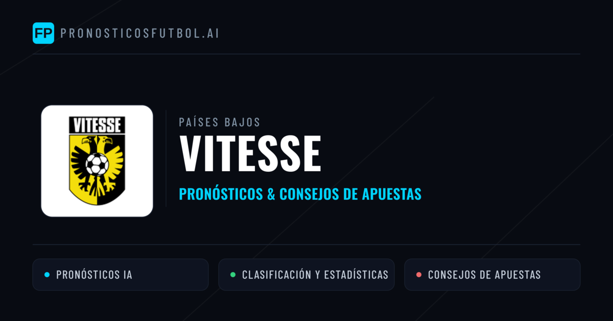 Vitesse Pronósticos y estadísticas