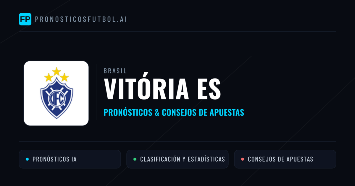 Vitória ES Pronósticos y estadísticas