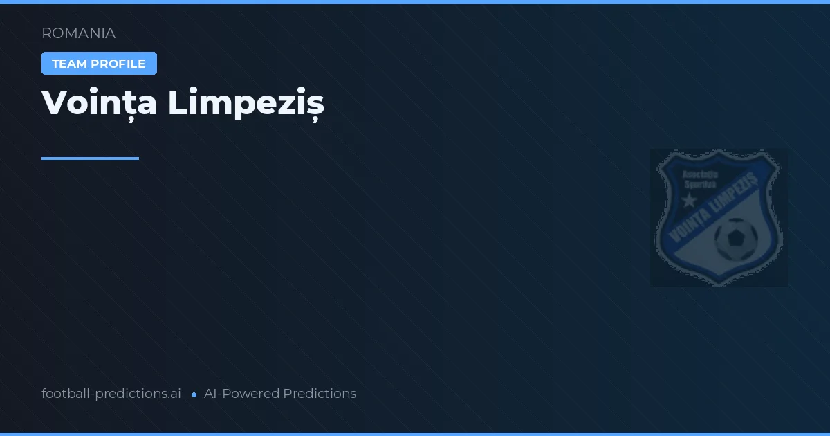Voința Limpeziș Pronósticos y estadísticas