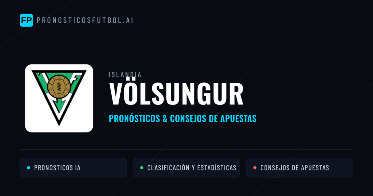 Völsungur Pronósticos y estadísticas
