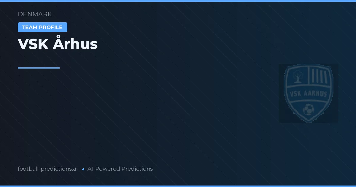 VSK Århus Pronósticos y estadísticas