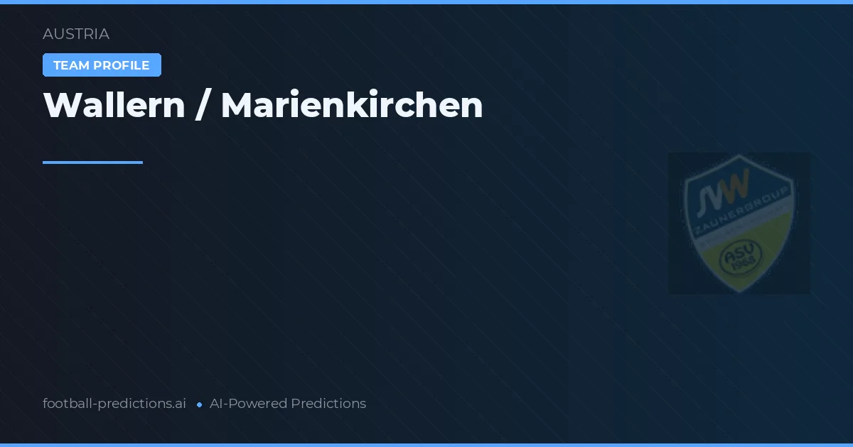 Wallern / Marienkirchen Pronósticos y estadísticas