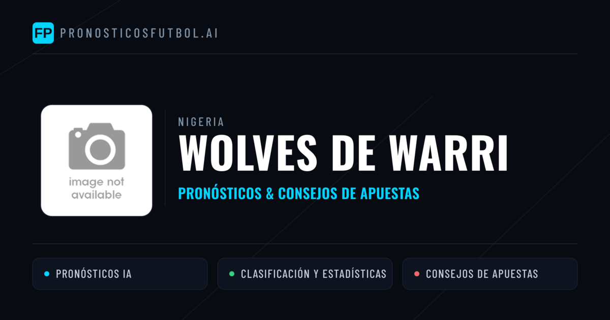 Wolves de Warri Pronósticos y estadísticas