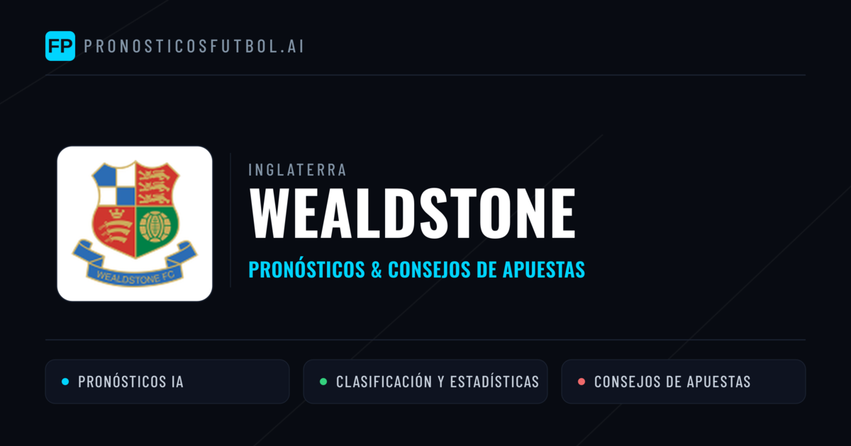 Wealdstone Pronósticos y estadísticas