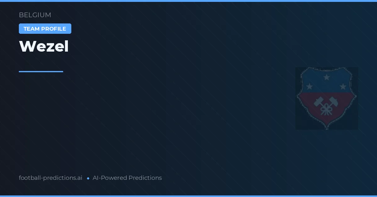 Wezel Pronósticos y estadísticas