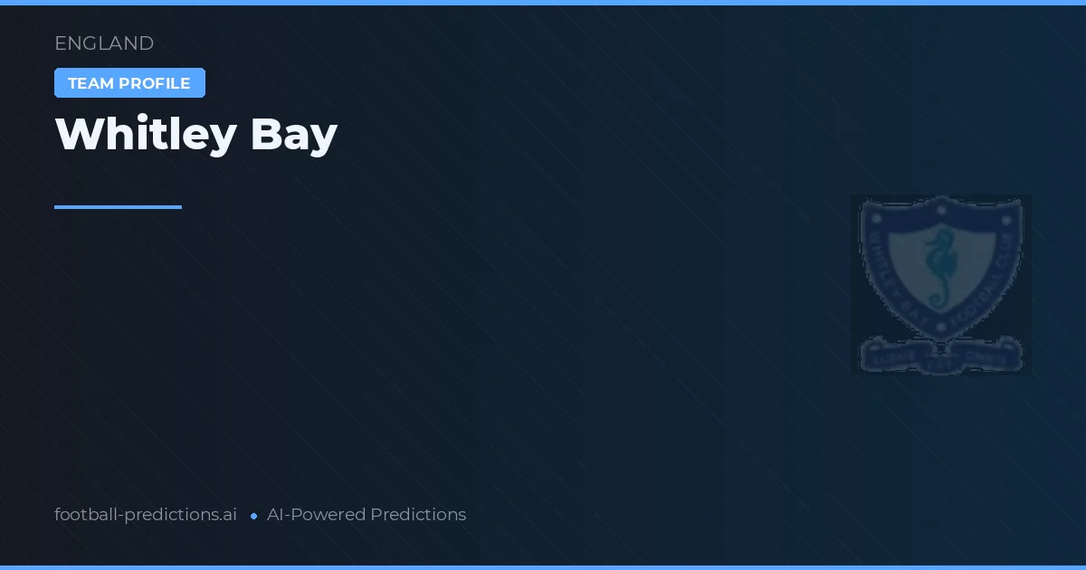 Whitley Bay Pronósticos y estadísticas