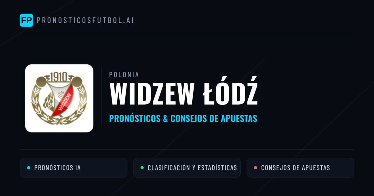 Widzew Łódź Pronósticos y estadísticas