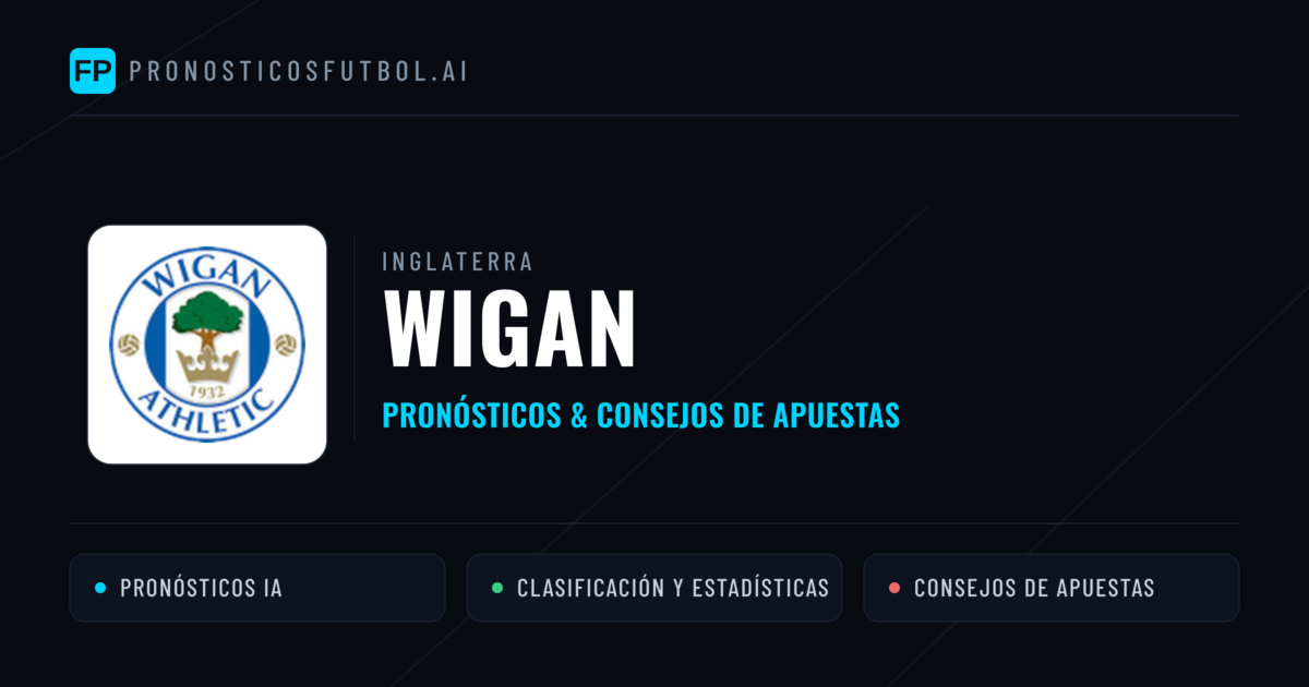 Wigan Pronósticos y estadísticas