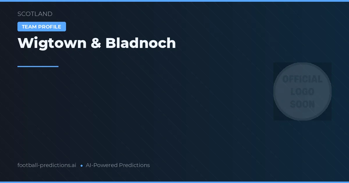 Wigtown & Bladnoch Pronósticos y estadísticas
