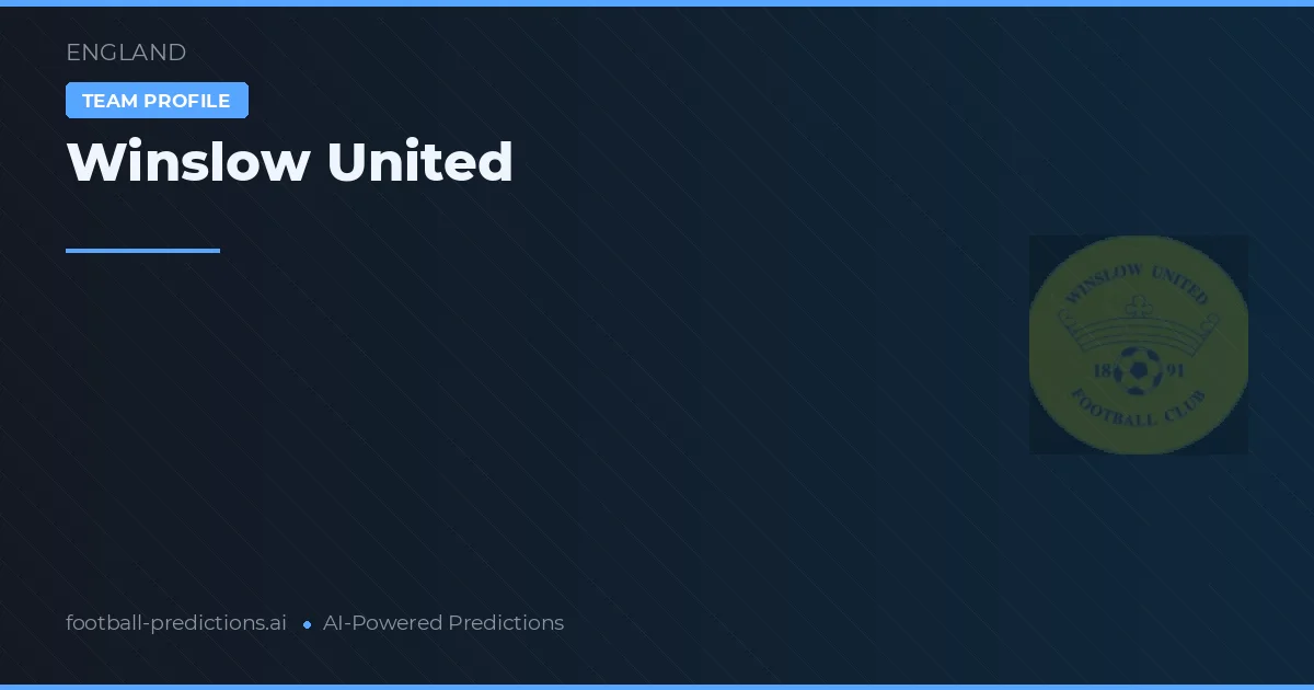 Winslow United Pronósticos y estadísticas