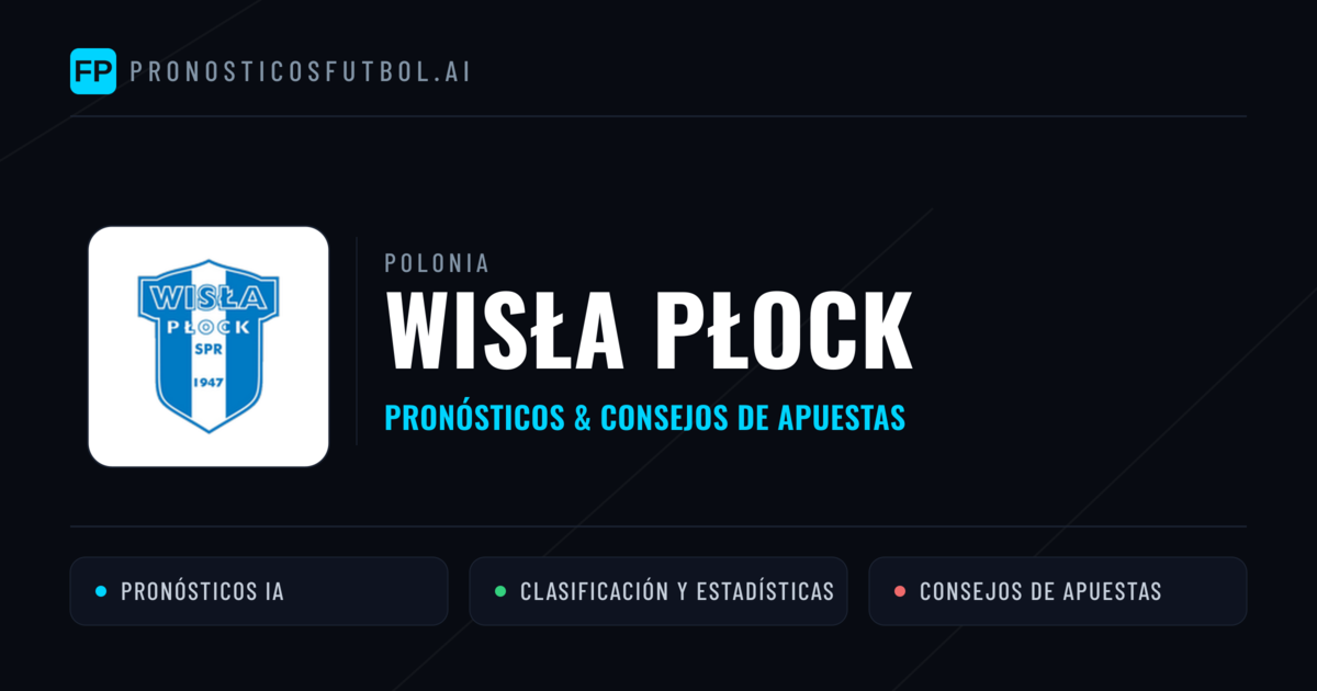 Wisła Płock Pronósticos y estadísticas