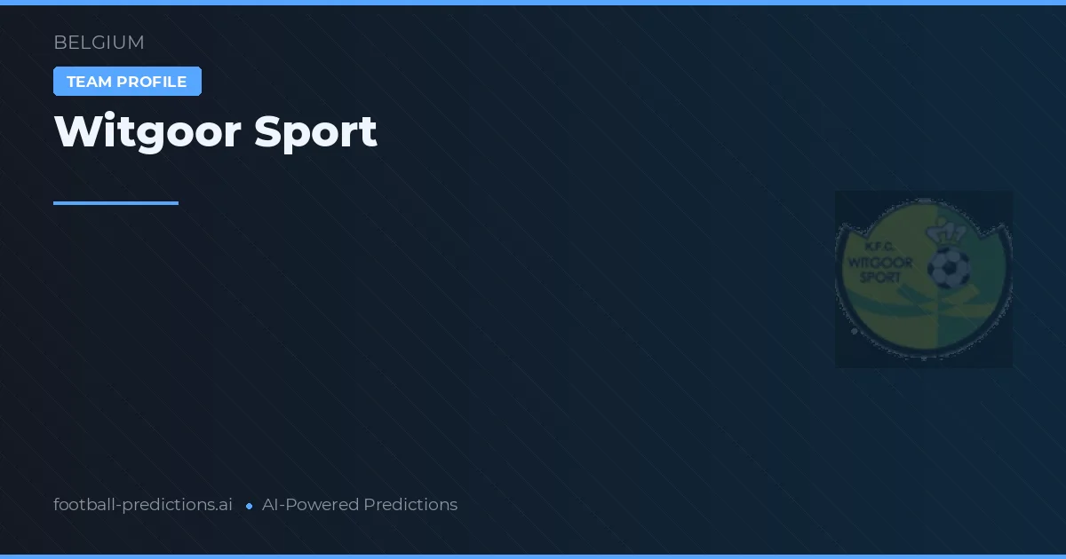 Witgoor Sport Pronósticos y estadísticas
