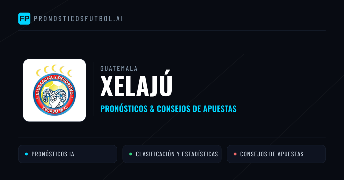 Xelajú Pronósticos y estadísticas