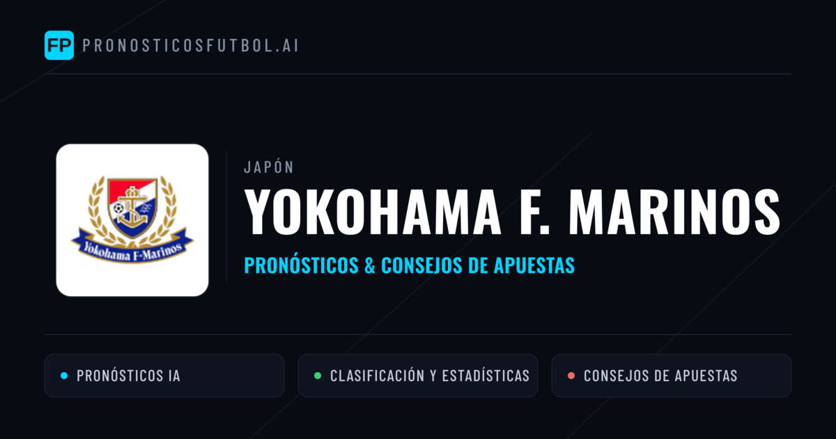 Yokohama F. Marinos Pronósticos y estadísticas
