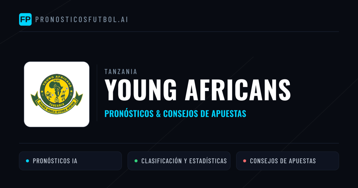 Young Africans Pronósticos y estadísticas