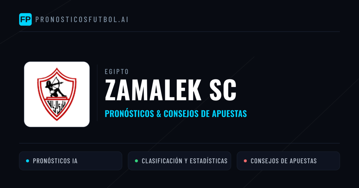 Zamalek SC Pronósticos y estadísticas