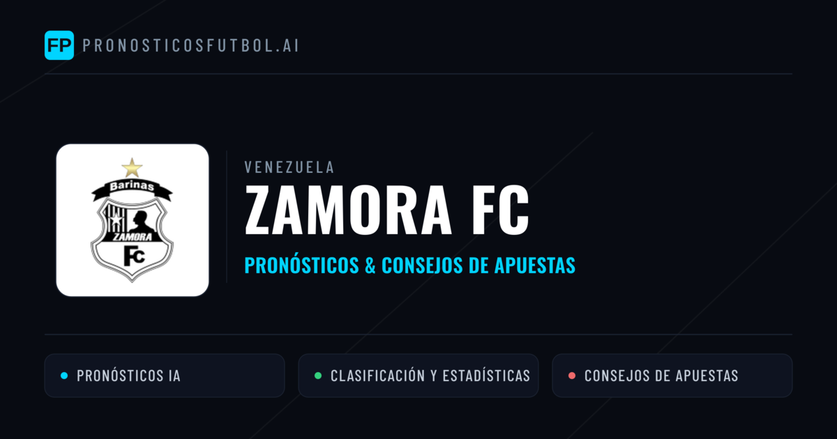 Zamora FC Pronósticos y estadísticas