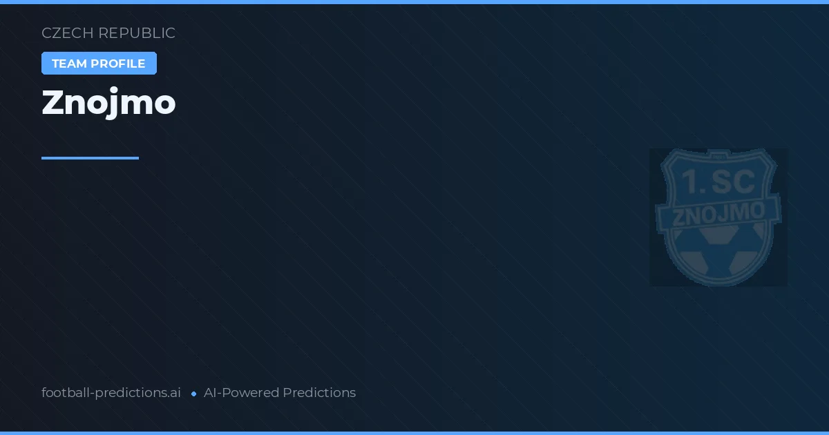 Znojmo Pronósticos y estadísticas