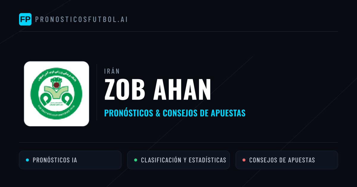 ZOB Ahan Pronósticos y estadísticas