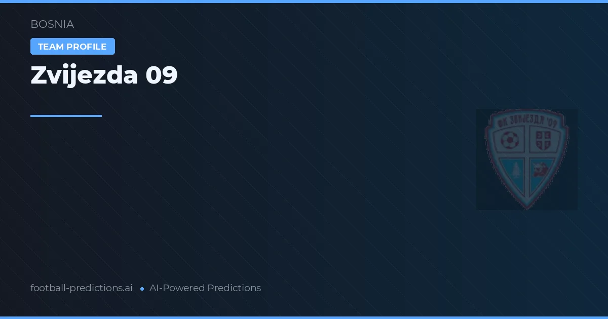 Zvijezda 09 Pronósticos y estadísticas