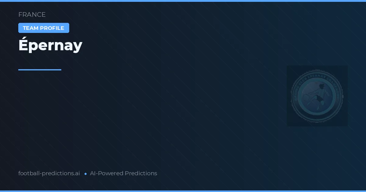 Épernay Pronósticos y estadísticas