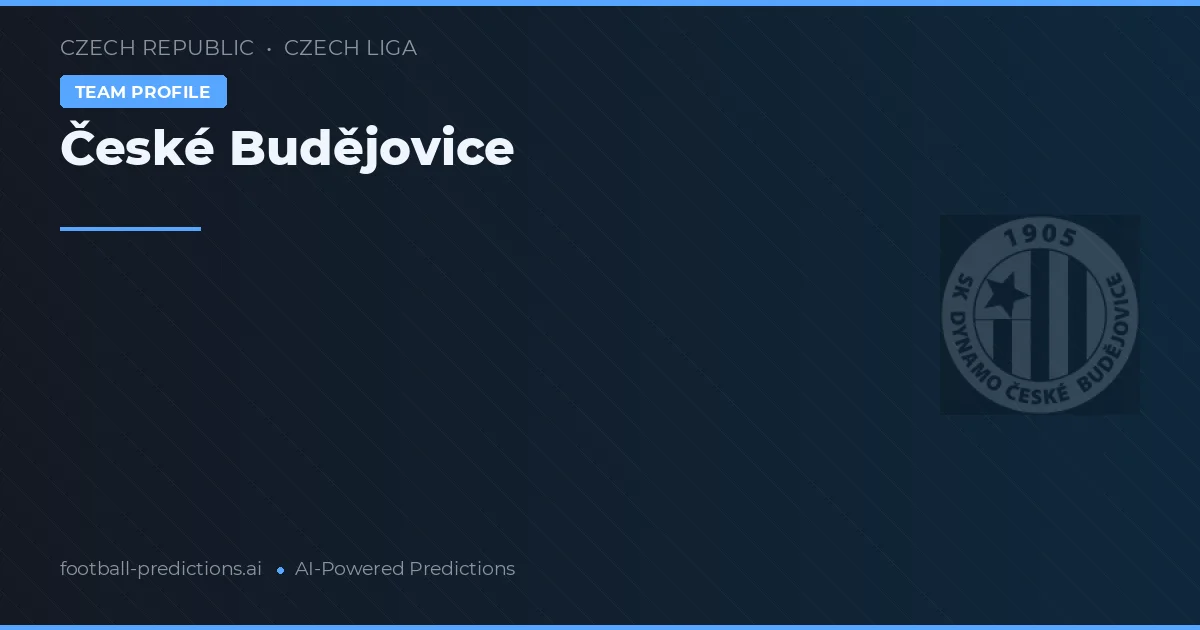 České Budějovice Pronósticos y estadísticas