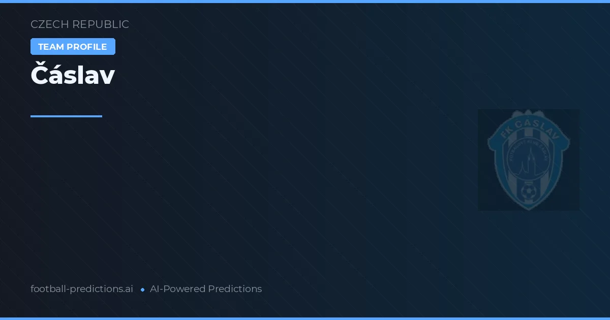 Čáslav Pronósticos y estadísticas