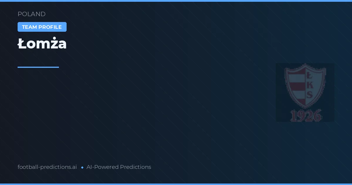 Łomża Pronósticos y estadísticas